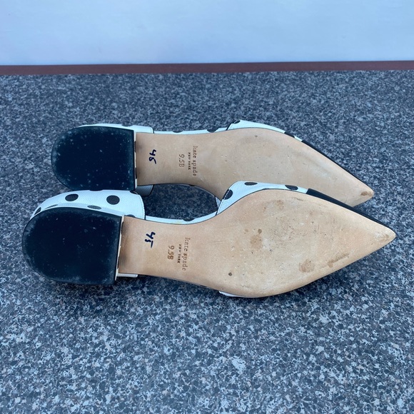 Kate Spade Vervain Polka Dot Pumps Size 9.5B - Picture 6 of 8